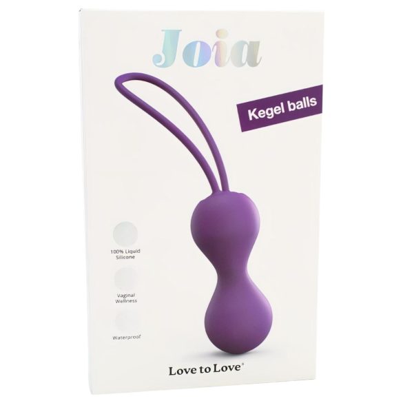 Love to Love Joia - dúo de bolas geisha (lila)