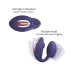 Wonderlover - Vibrador punto G y clítoris (morado oscuro)