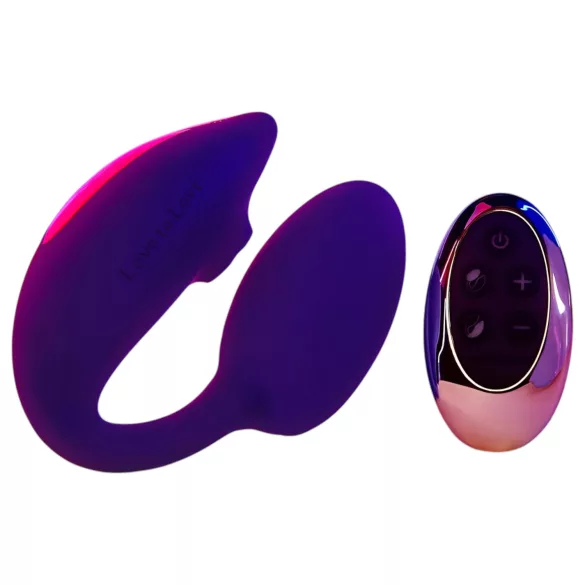 Wonderlover - Vibrador punto G y clítoris (morado oscuro)