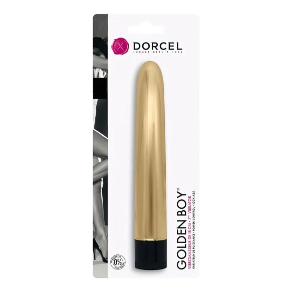 Dorcel Golden Boy - vibrador clásico - color oro