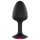 Plug Anal Geisha Ruby Dorcel - L, negro con piedra rosa