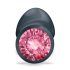 Plug Anal Geisha Ruby Dorcel - L, negro con piedra rosa