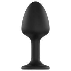   Dorcel Geisha Plugin Diamond XL - plug anal piedra blanca (negro)