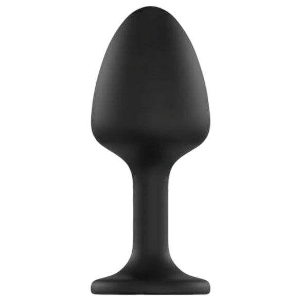 Plug Geisha XL con diamante - negro