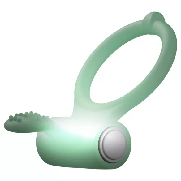 Dorcel - anillo vibrador para pene fosforescente - blanco
