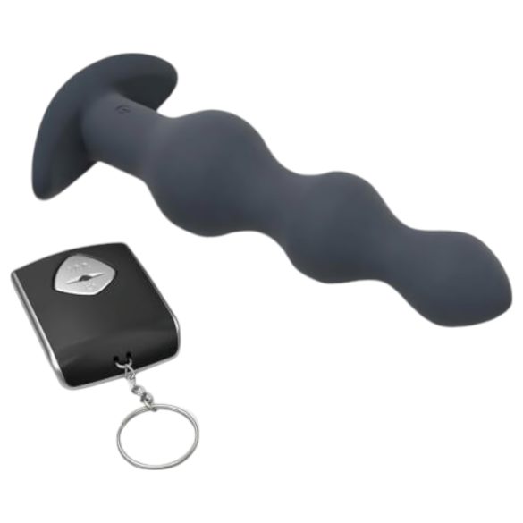 Dorcel Deep Secret M - vibrador anal recargable y con control remoto negro