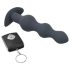 Dorcel Deep Secret M - vibrador anal recargable y con control remoto negro