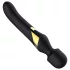 Dorcel - vibrador masajeador doble estímulo 2 en 1 - silicona negra