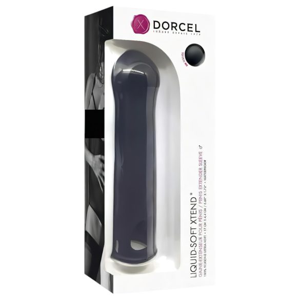 Dorcel Liquid-soft Xtend - funda pene (negro)