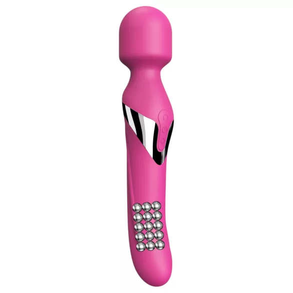 Dorcel Dual Orgasms - vibrador masajeador 2 en 1 recargable (rosa)