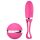 Delicia Secreta - huevo vibrador rosa inalámbrico
