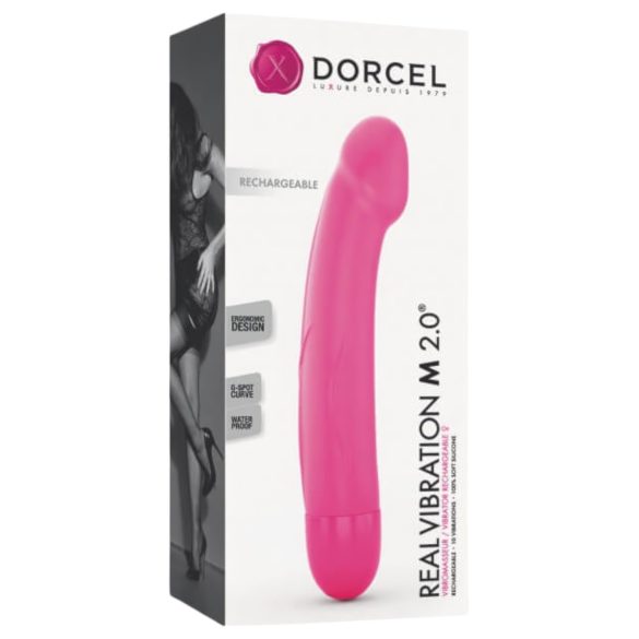Dorcel VibraReal M 2.0 - Vibrador recargable (rosa)