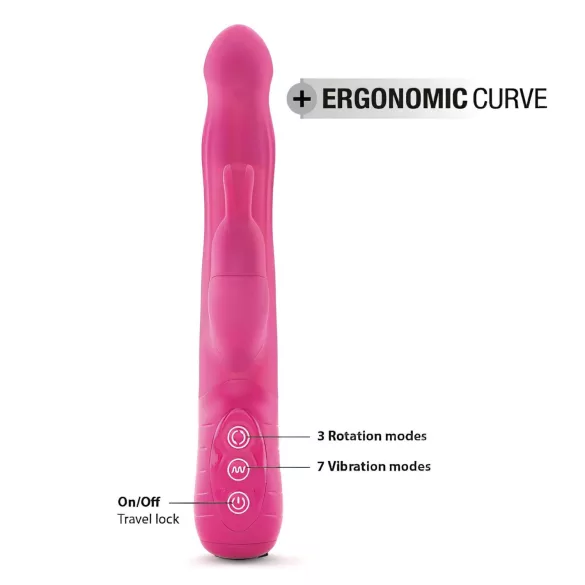 Dorcel Baby Rabbit 2.0 - vibrador con estimulador de clítoris (rosa)