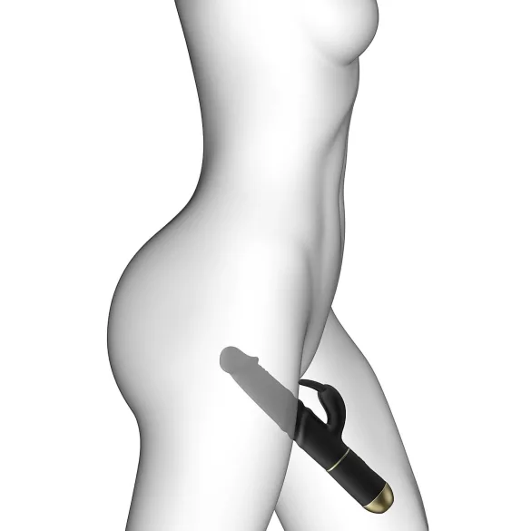 Dorcel - Vibrador rabbit con estímulo de clítoris y función de empuje
