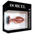 Diamante Anal Plug S - aluminio, pequeño (oro rosa)