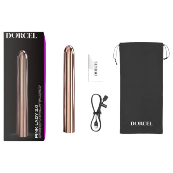 Dorcel Pink Lady 2.0 - Vibrador recargable (oro rosa)