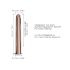 Dorcel Pink Lady 2.0 - Vibrador recargable (oro rosa)