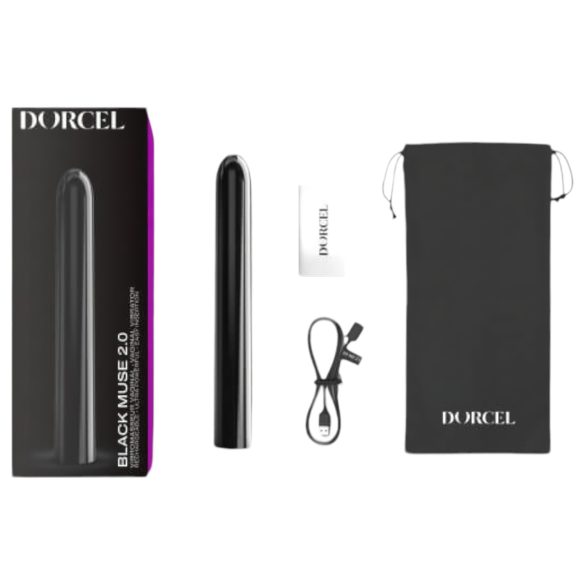 Muse Negra 2.0: Vibrador potente y elegante (negro)