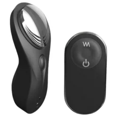Vibrador discreto recargable para clítoris (negro)