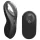 Vibrador discreto recargable para clítoris (negro)