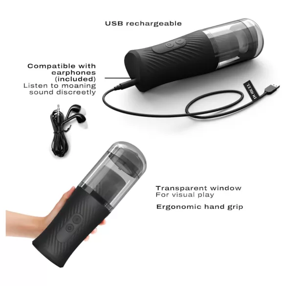 Dorcel Thrust Blow - masturbador automático recargable - movimiento de empuje