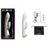 Conejito Flexi Dorcel - vibrador con calor y brazo para clítoris (blanco)