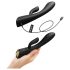 Conejo Flexi Dorcel - Vibrador con calentador (negro)