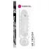 Dorcel Mr. Orgasm - funda peneana con bolas (transparente)