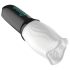 Masturbador boca giratoria First Class - blanco/negro