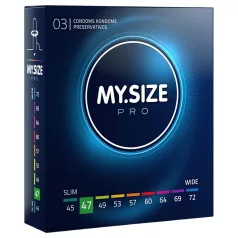   My.Size PRO - preservativo de tamaño personalizado - 47 mm (3 uds.)