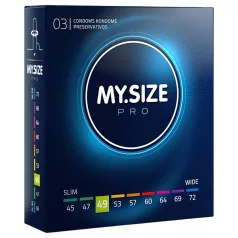  My.Size PRO - preservativos de tamaño personalizado - 49 mm (3 uds)