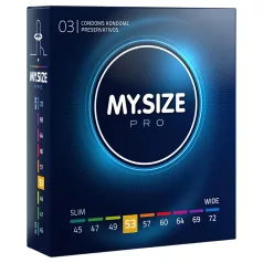   My.Size PRO - preservativo de talla personalizada - 53 mm (3 ud)