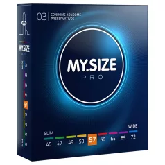   My.Size PRO - preservativo de tamaño personalizado - 57 mm (3 uds.)