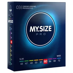   My.Size PRO - preservativos de tamaño personalizado - 60 mm (3 uds.)