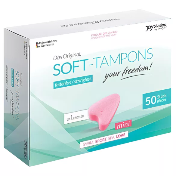 Joydivision Soft-Tampons mini - tampón sin cordón (50 uds)
