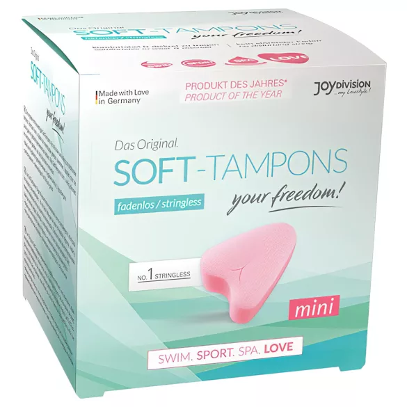 Joydivision Soft-Tampons mini - tampón sin cordón (3 uds)