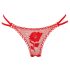 Panty Rose: Tanga oculta en rosa roja - rojo (S-L)