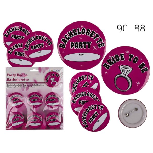 Insignias para despedida de soltera (rosa)