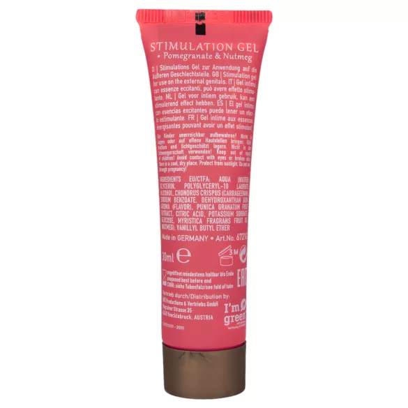 HOT Shiatsu - crema estimulante para mujer - granada 30ml