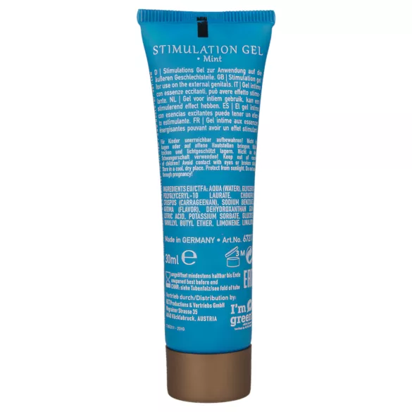 HOT Shiatsu Joyful - crema estimulante para mujer - menta 30ml