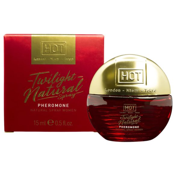 HOT Twilight Natural - Perfume de Feromonas para Mujeres (15ml) - Sin Fragancia