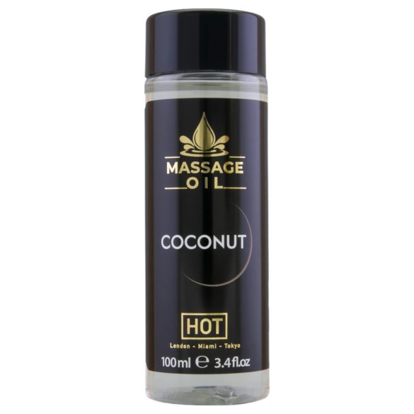 HOT - aceite de masaje corporal - coco - 100ml