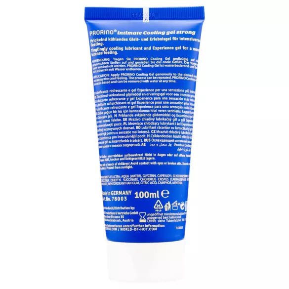 HOT Prorino - crema íntima efecto frío para hombre - 100 ml
