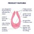 Satisfyer Endless Joy - vibrador recargable para parejas (rosa)