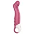 Satisfyer Petting Hippo - vibrador recargable impermeable silicona rosa