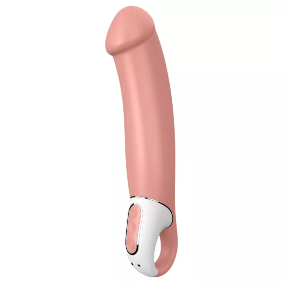 Satisfyer Master - vibrador recargable impermeable - color natural