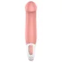Satisfyer Master - vibrador recargable impermeable - color natural