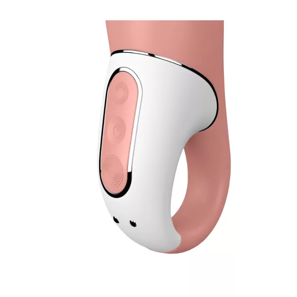 Satisfyer Master - vibrador recargable impermeable - color natural