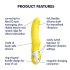 Satisfyer Delicioso Sol - Vibrador G-punto impermeable (amarillo)