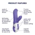 Satisfyer Magic Bunny - vibrador con estimulador de clítoris